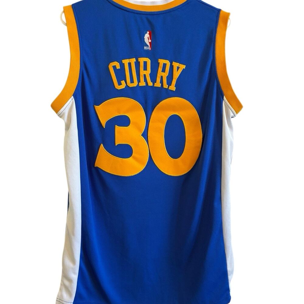Golden State Warriors Basketball Jersey Adidas Steph Curry #30 Streetwear Mens S